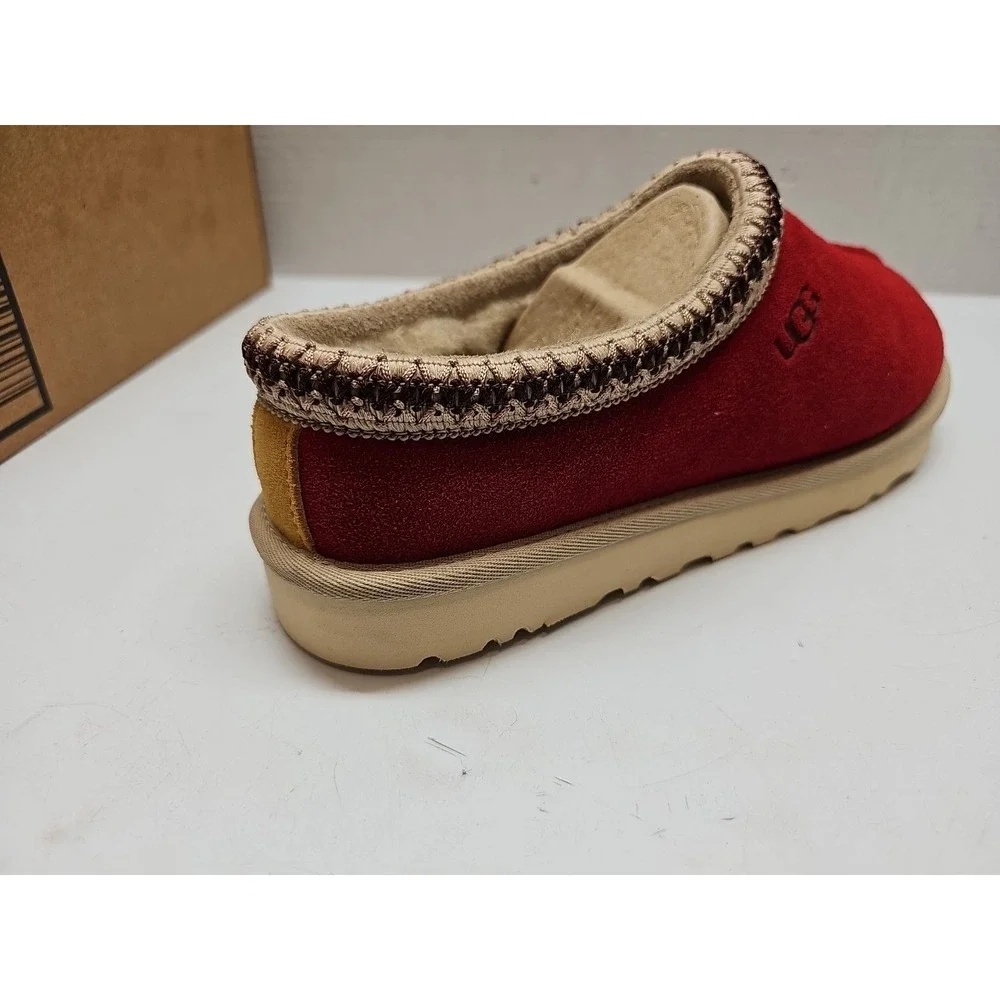 UGG Men's  Rare Tasman Chestnut and Samba Red size 10